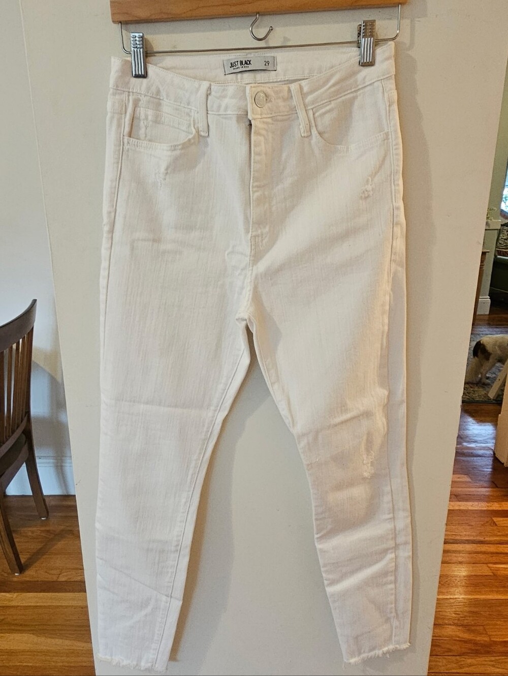 Just Black Denim Women's White Skinny Jeans